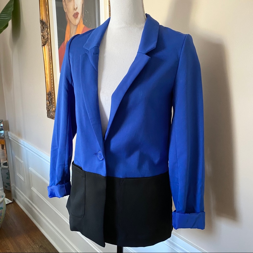 H&M Color Block Blazer